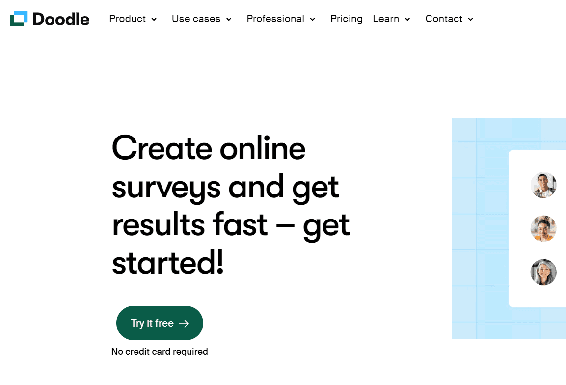 Doodle SurveyMonkey Alternatives