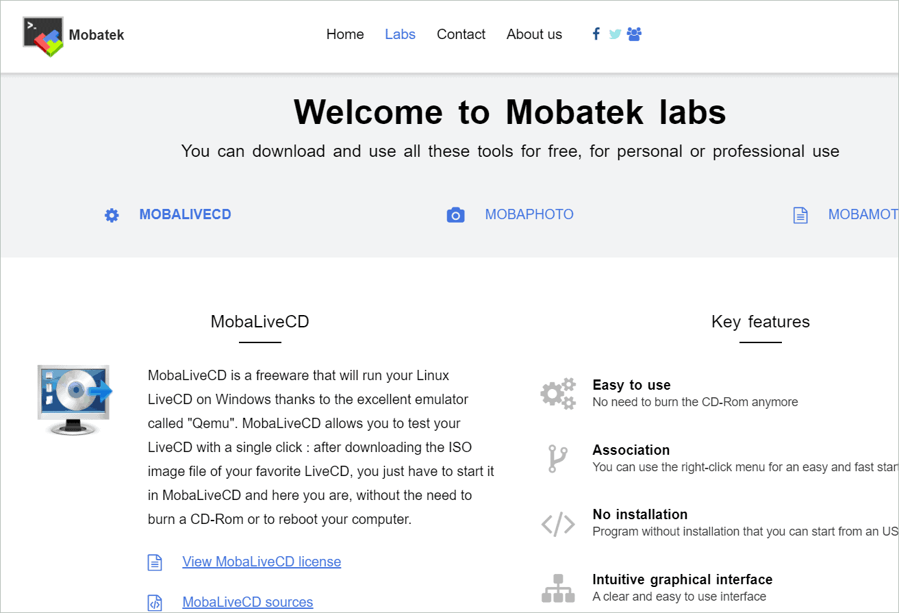 MobaLiveCD