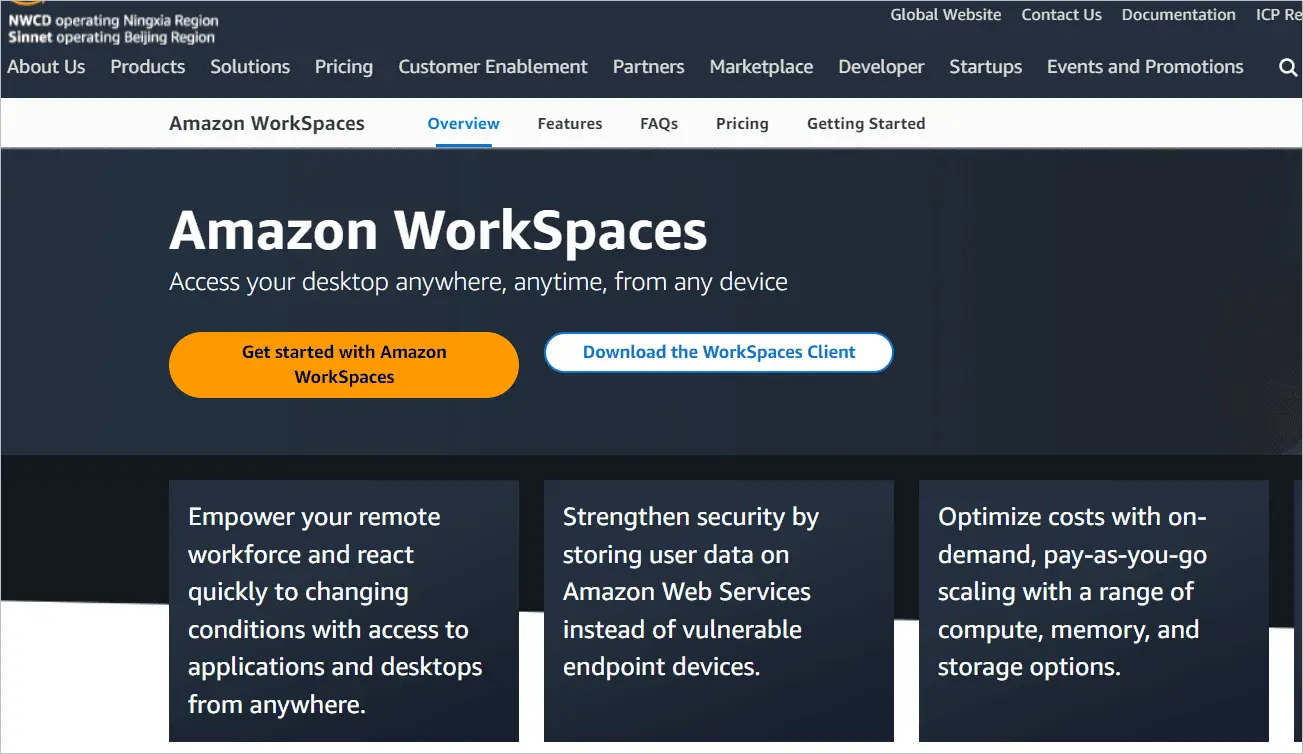 Amazon Workspaces