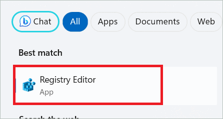 Open Registry Editor