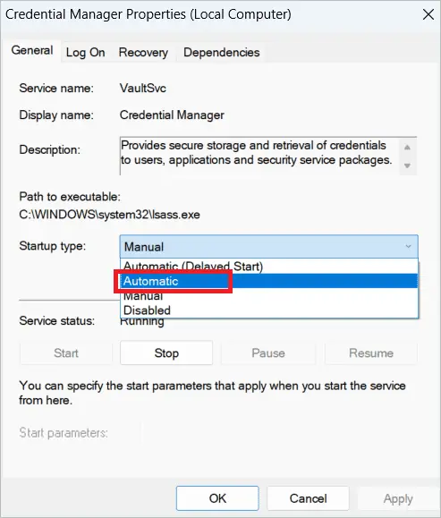Select Automatic