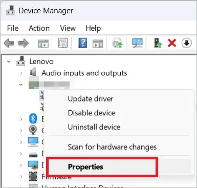 Select Properties