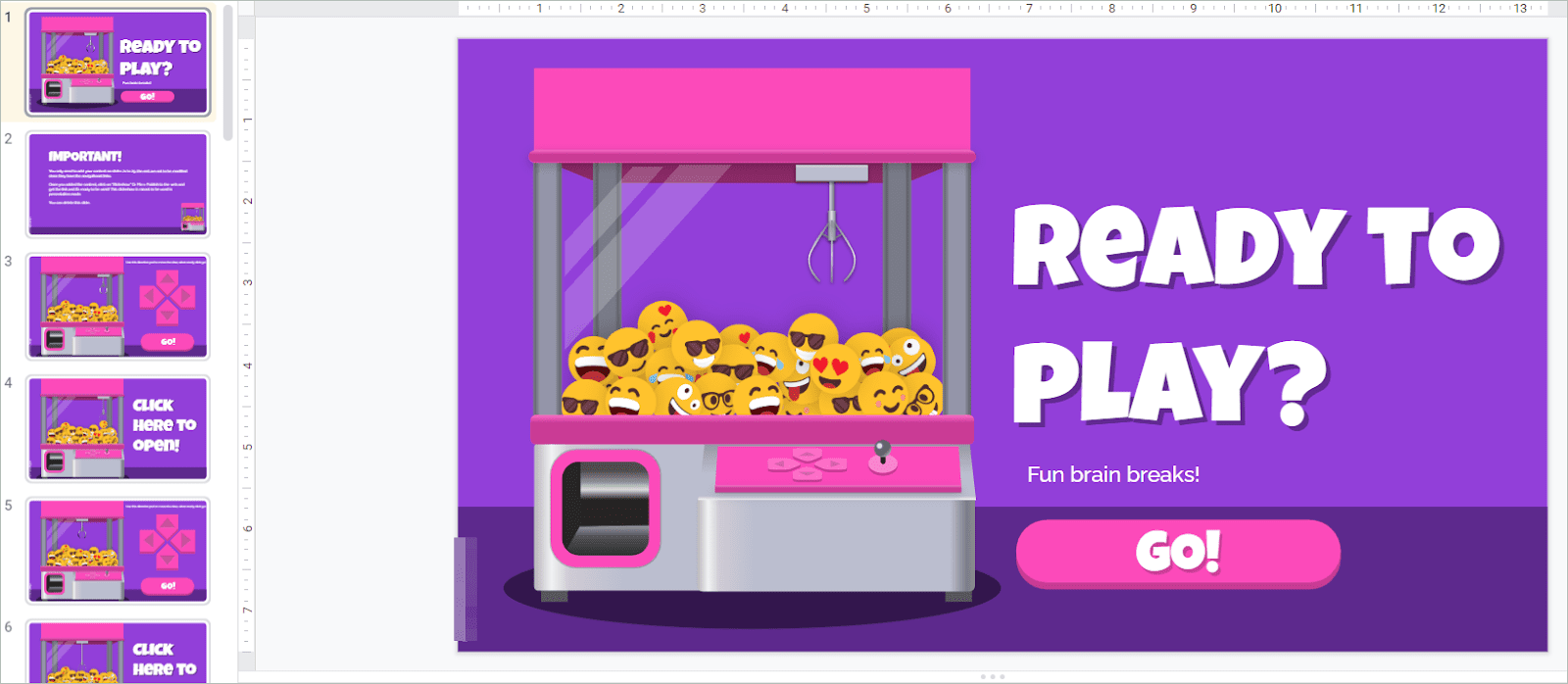 Toy Claw Machine Game Templates