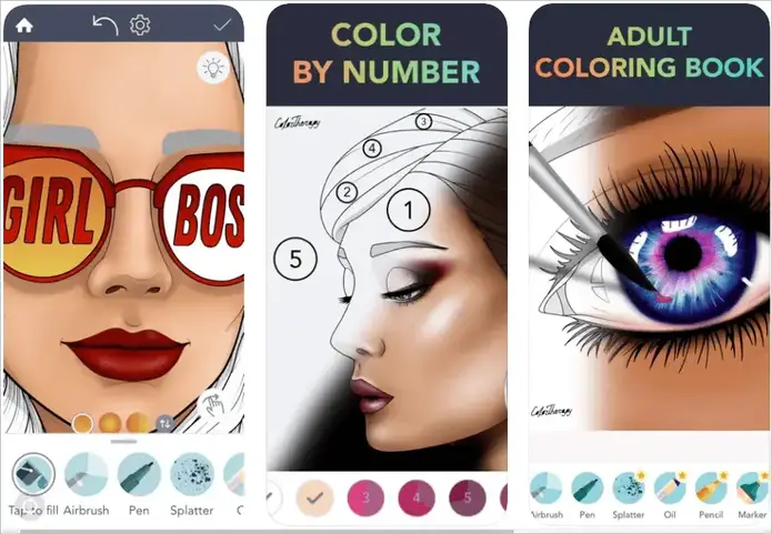 Coloring apps Color Therapy
