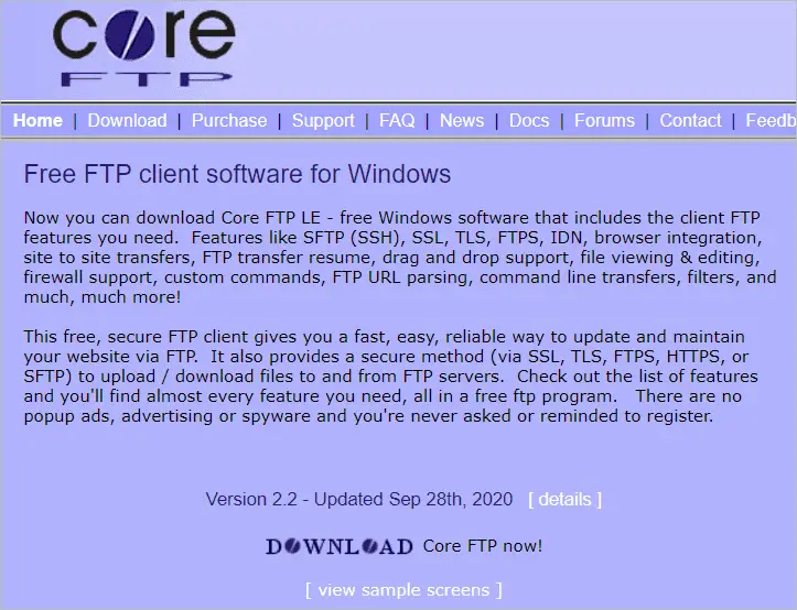 Core FTP