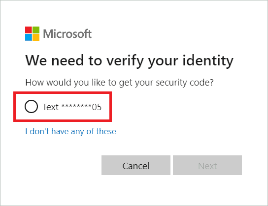 Select the radio button for how to bypass windows 10 password