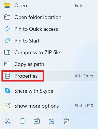 Select Properties