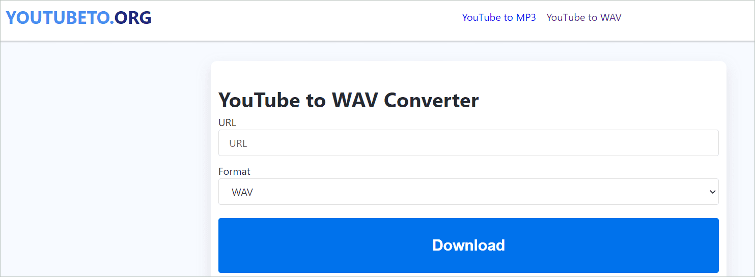 YouTube To Wav Converter