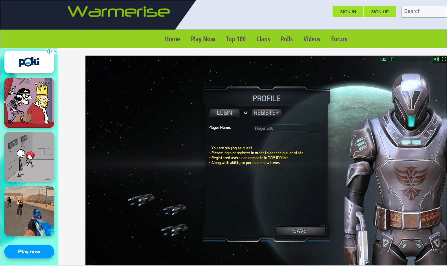 Warmerise: Red vs. Blue