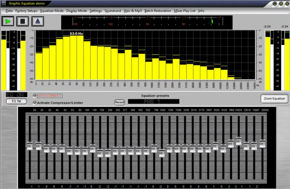 Graphic Equalizer Studio best equalizer settings