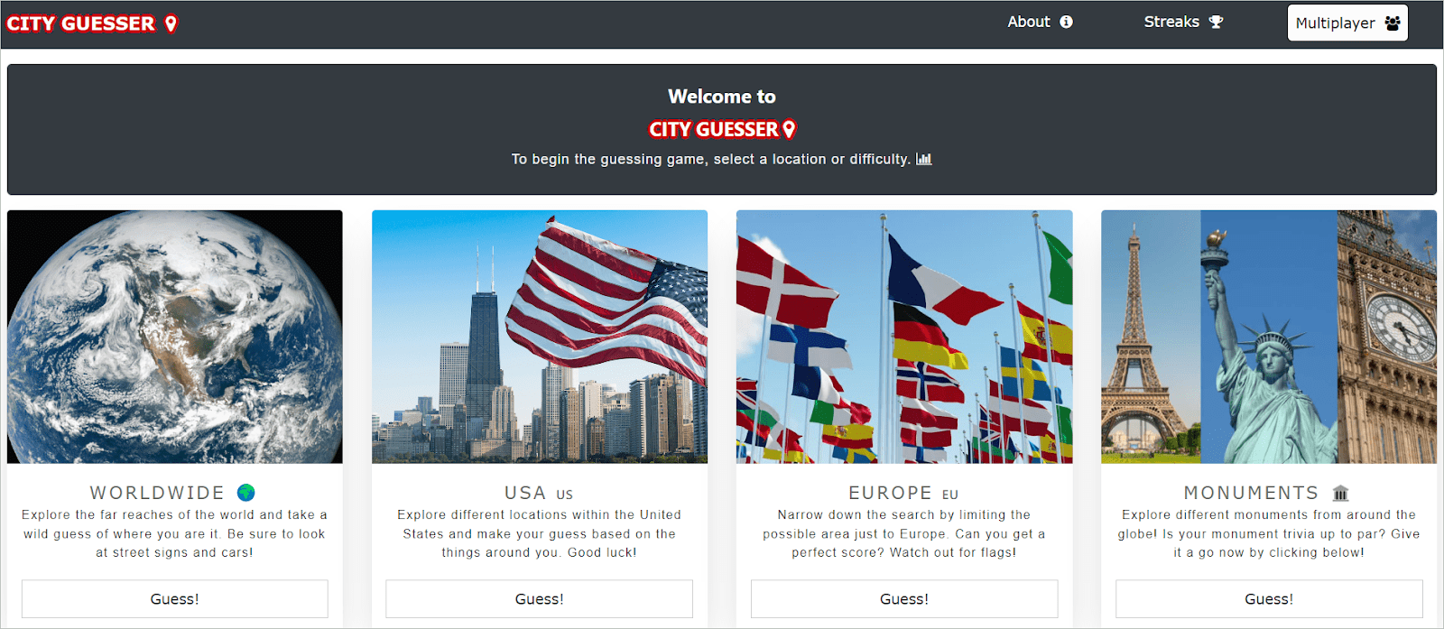 City Guesser