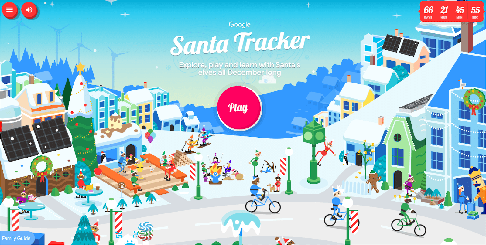 Santa Tracker Chrome Games