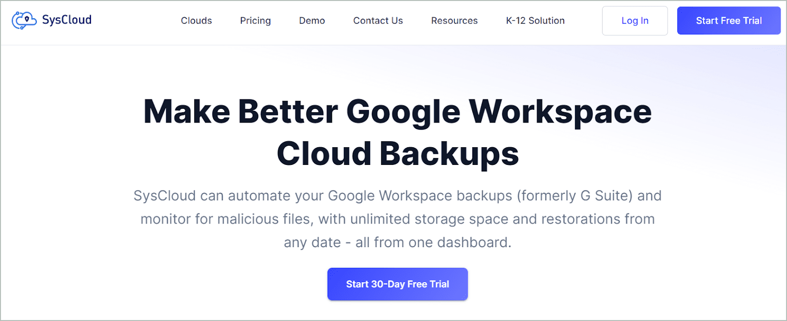 SysCloud for How To Recover Deleted Files From Google Drive
