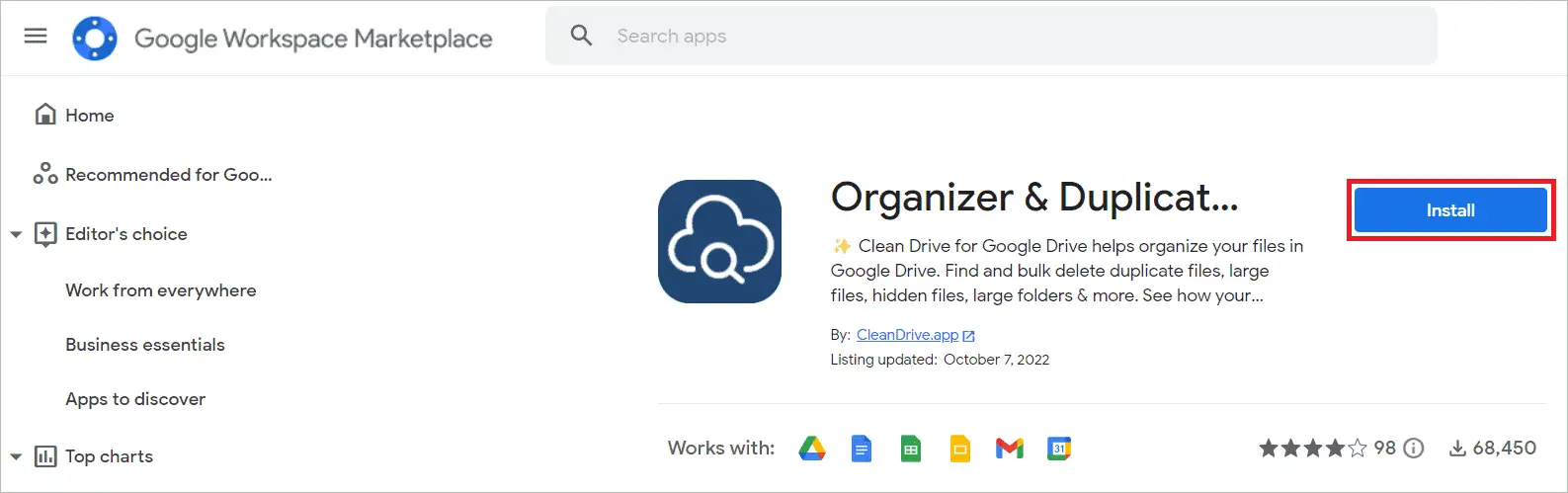 Clean Drive To Remove Google Drive Duplicate Files