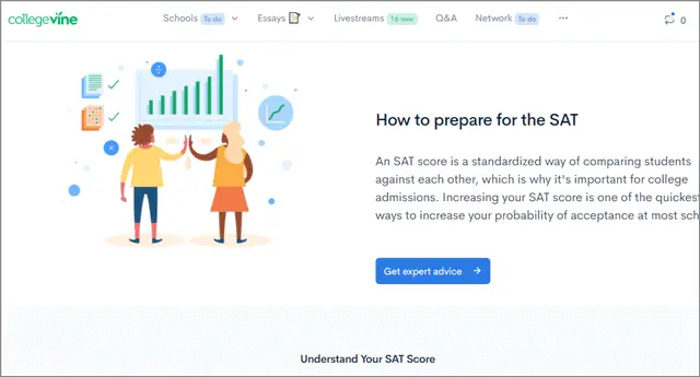 Prepare for SAT from CollegeVine