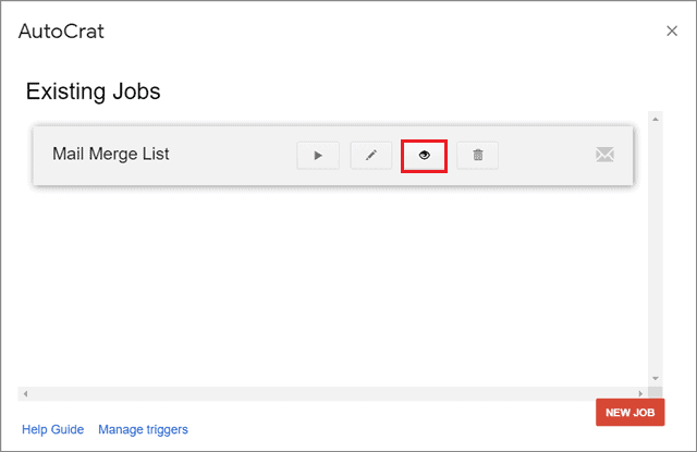 Test the mail merge for Mail Merge In Google Docs
