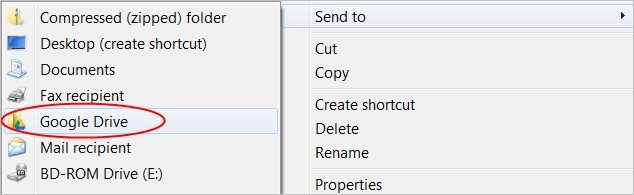 Adding-Google-Drive-to-Windows-Send-To-Menu