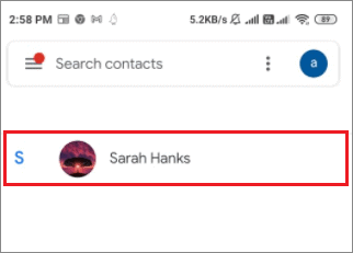 Select Contact 