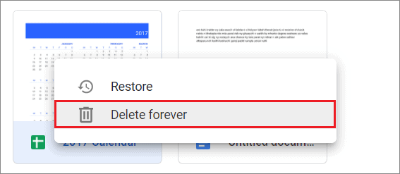 Delete a single file