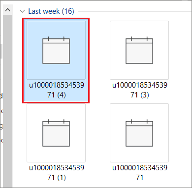 Select the file