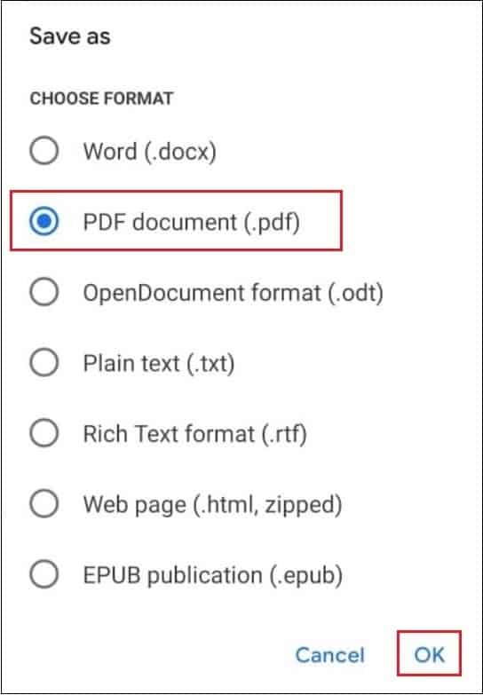  Select the PDF extension for how to save a google doc as a pdf