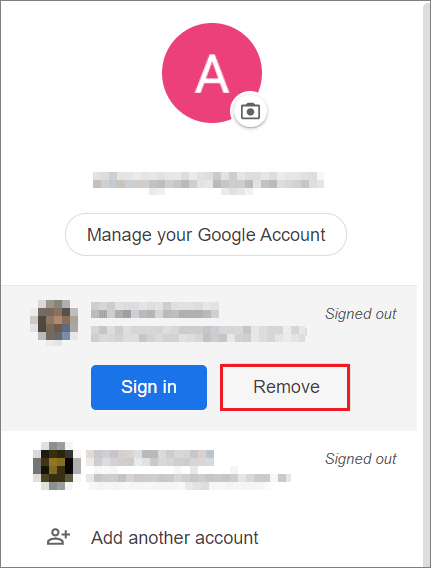 Click Remove