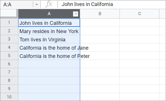 How To Set Column Width In Google Sheets