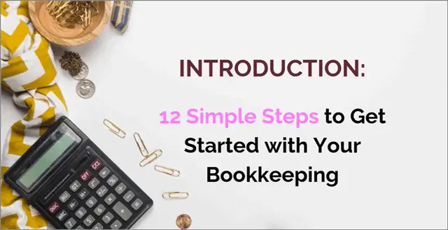 simple steps to get started with bookkeeping