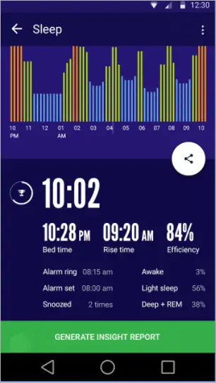 Sleep Time app