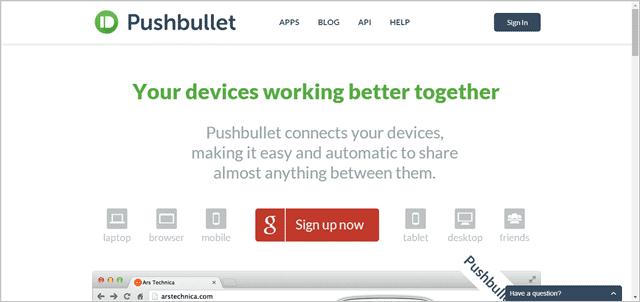 Pushbullet texting app for computer 