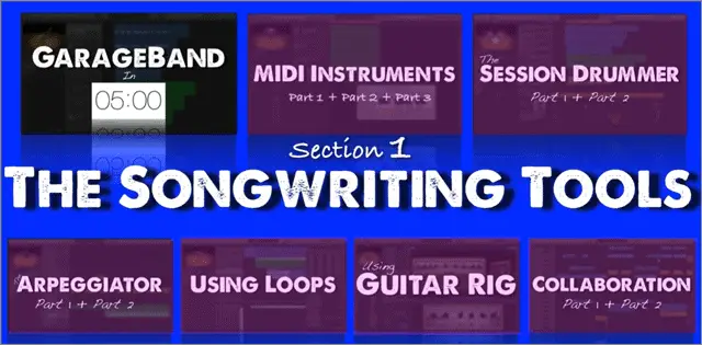 GarageBand Tutorial for songwriting and music production
