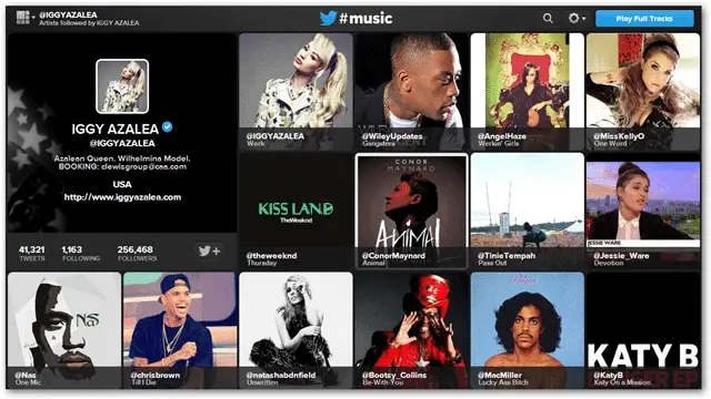 Twitter-#music-in-a-Web-Browser