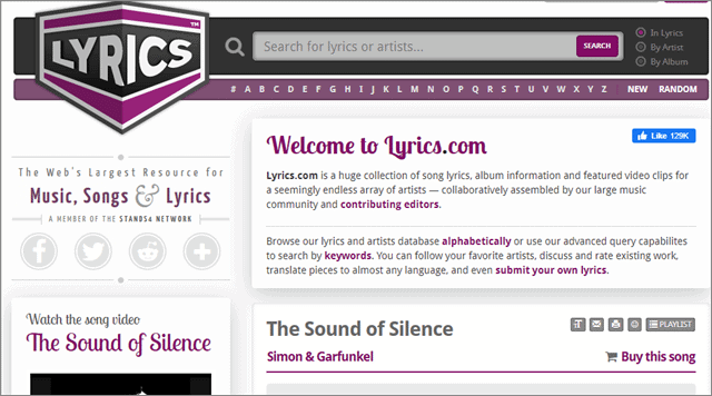 Top 17 Websites That Will Help You Find Song By Lyrics