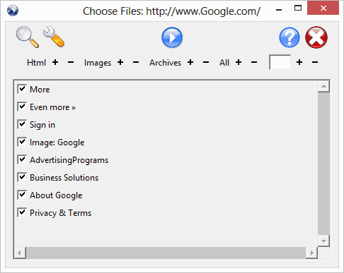 Download websites with Getleft Download-websites-with-Getleft