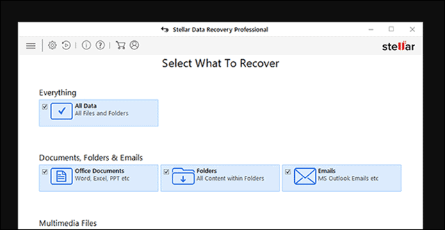 stellar retore recycle bin