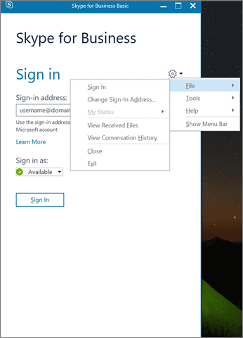 uninstall skype for business windows 10