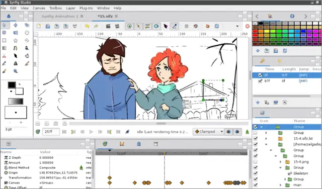 synfig best animation software