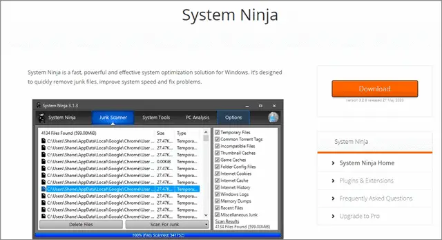system ninja ccleaner alternative