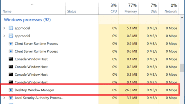 What is Desktop Window Manager (dwm.exe) and Why Does it Have a High ...