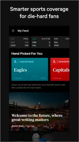 the athletic best sports apps 