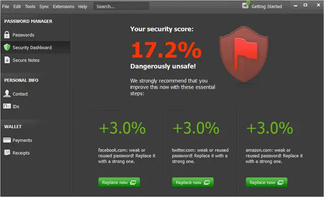 security-score-in-dashlane