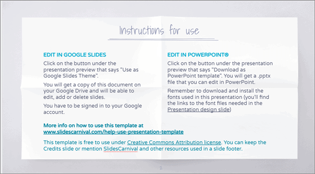 Trinculo Presentation Template