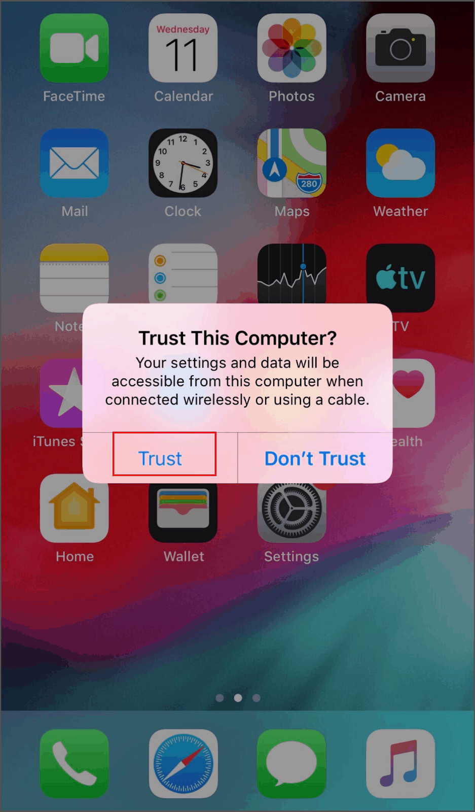  Trust this computer