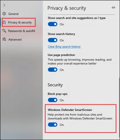 turn-on-smartscreen-feature-in-edge-by-going-into-settings