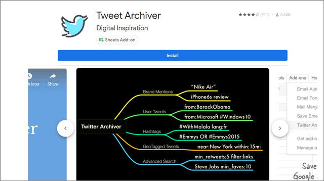 Tweet Archiver