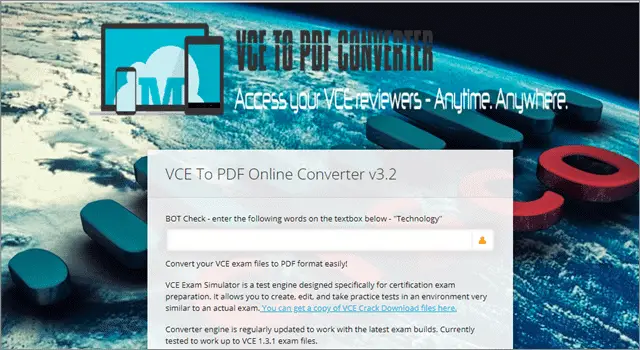 vce to pdf converter