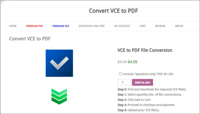 vce2pdf vce to pdf converter