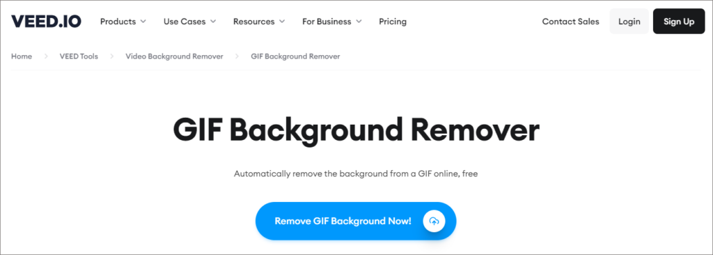 VEED.IO remove background from gif