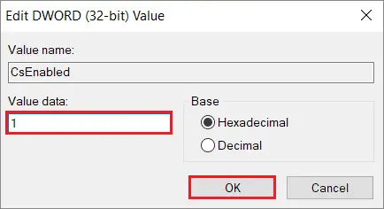 verify value data