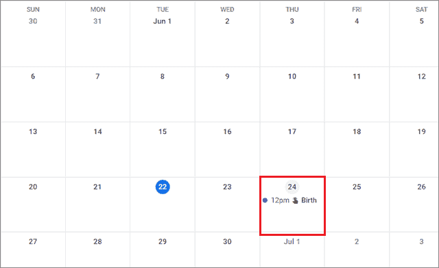View the birthday for how to add birthdays to google calendar
